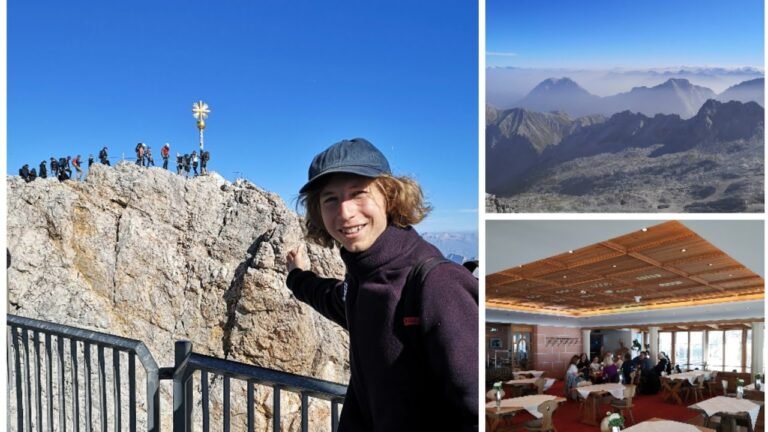 The ZUGSPITZE. Detailed tour at Germanys highest mountain at 2962 meters over the sea level.