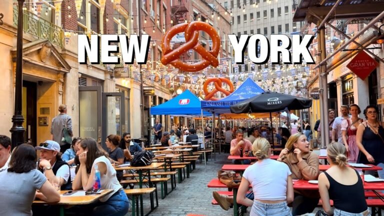 New York City 4K Walking Tour – DOWNTOWN MANHATTAN – One World Trade Center to South Street Seaport